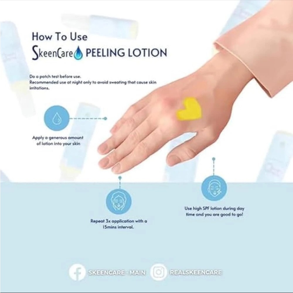 SkeenCare Peeling Lotion - Reveal Smooth, Radiant Skin! ✨ - Picture 3 of 7